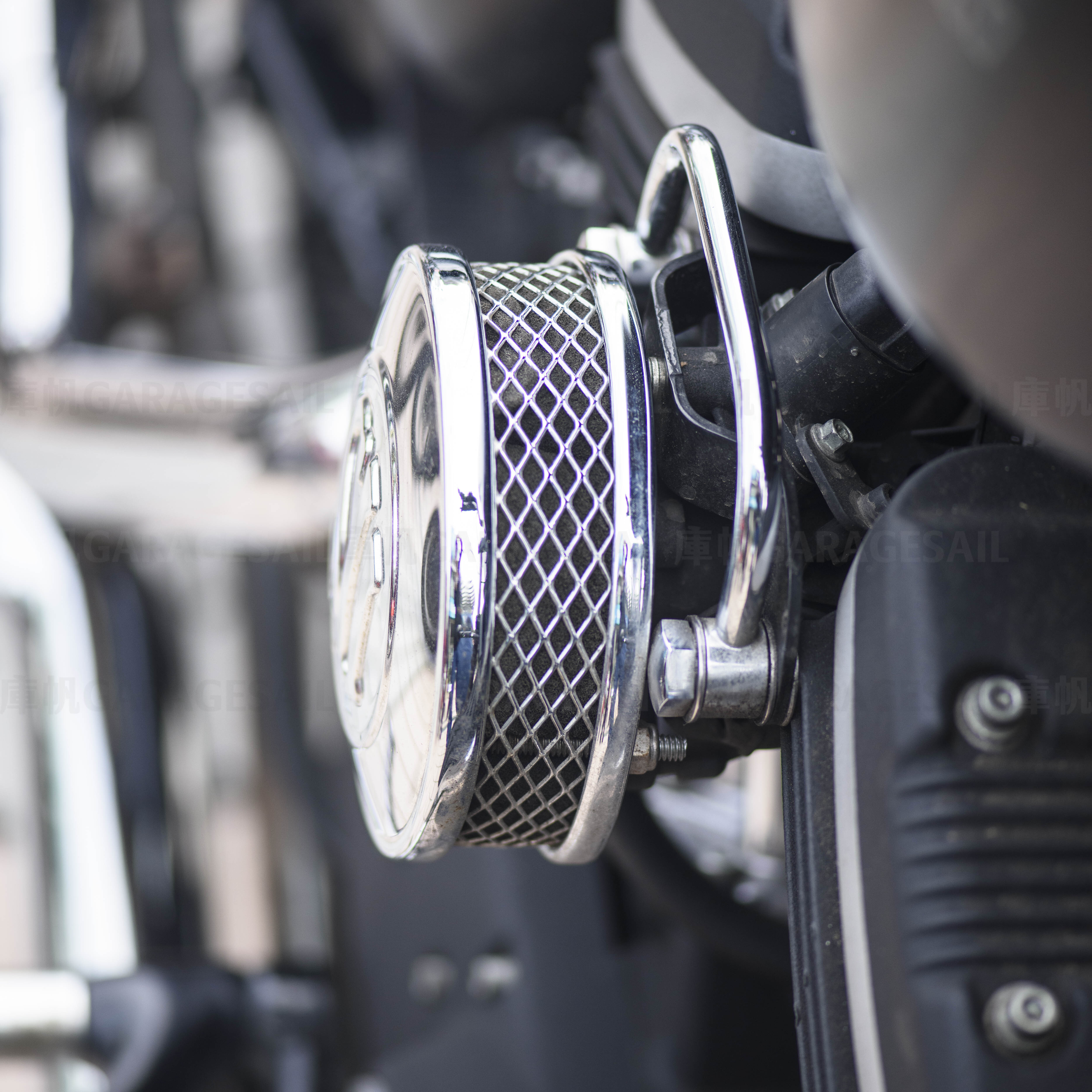 哈雷專用 復古 SU 空濾 電鍍銀