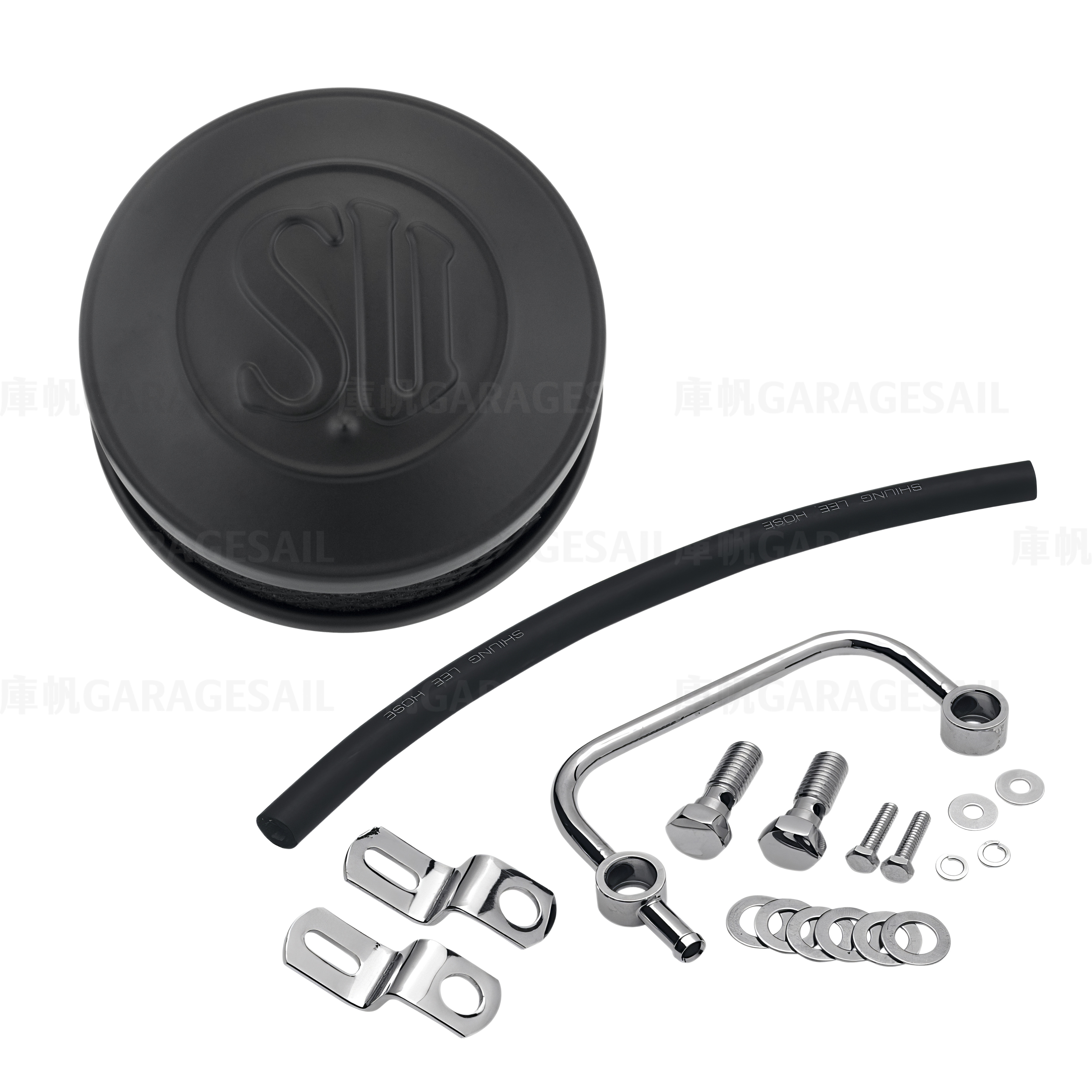 哈雷專用 復古 SU 空濾 黑