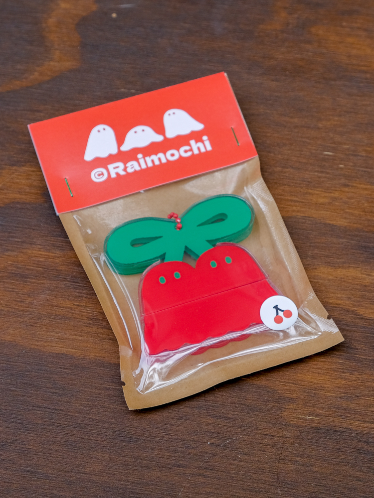 Raimochi｜抽拉壓克力吊飾｜櫻桃