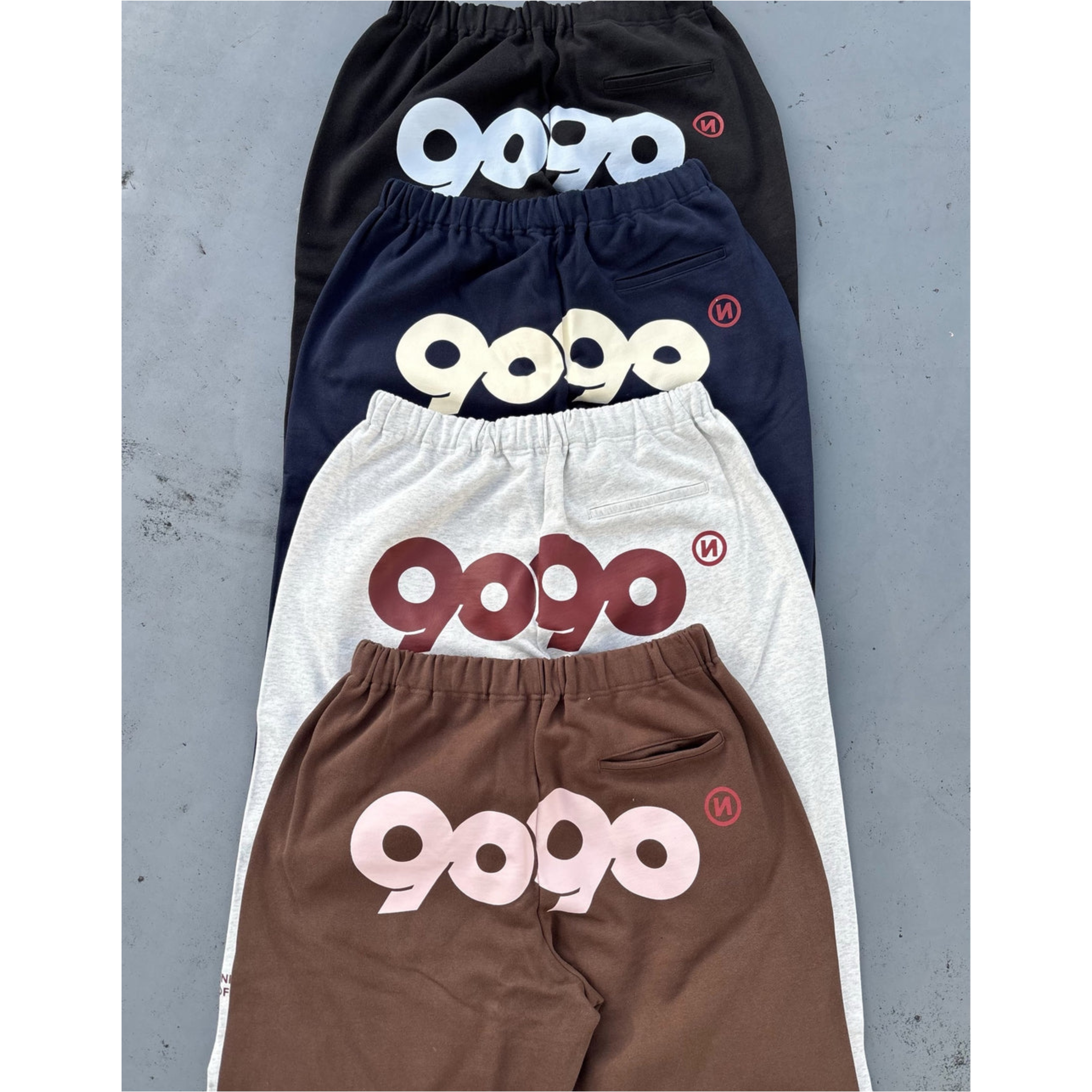 2025AW 9090 90 Logo Original Sweat Pants 棉褲 長褲 休閒褲 現貨 NN2169