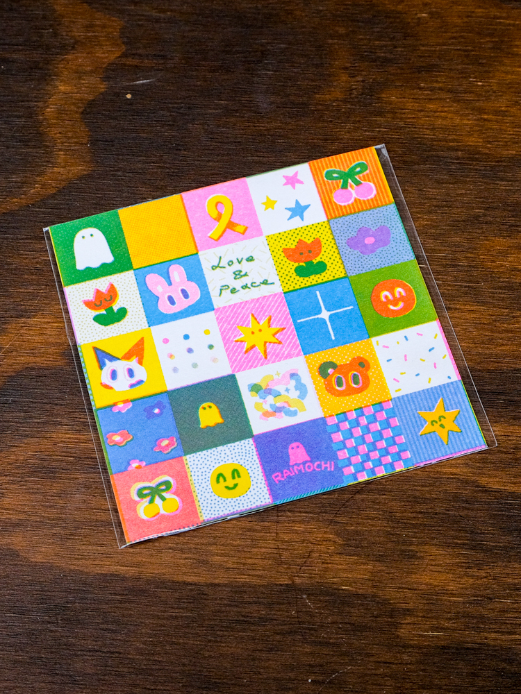Raimochi｜RISO 明信片｜任選可愛