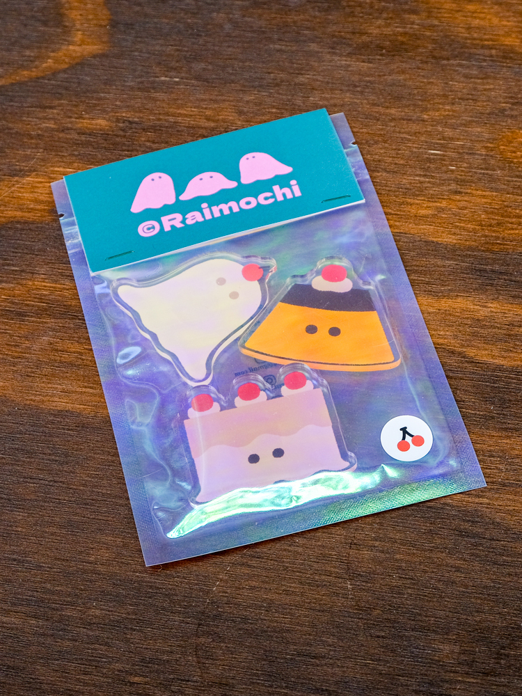 Raimochi｜甜點壓克力磁鐵組