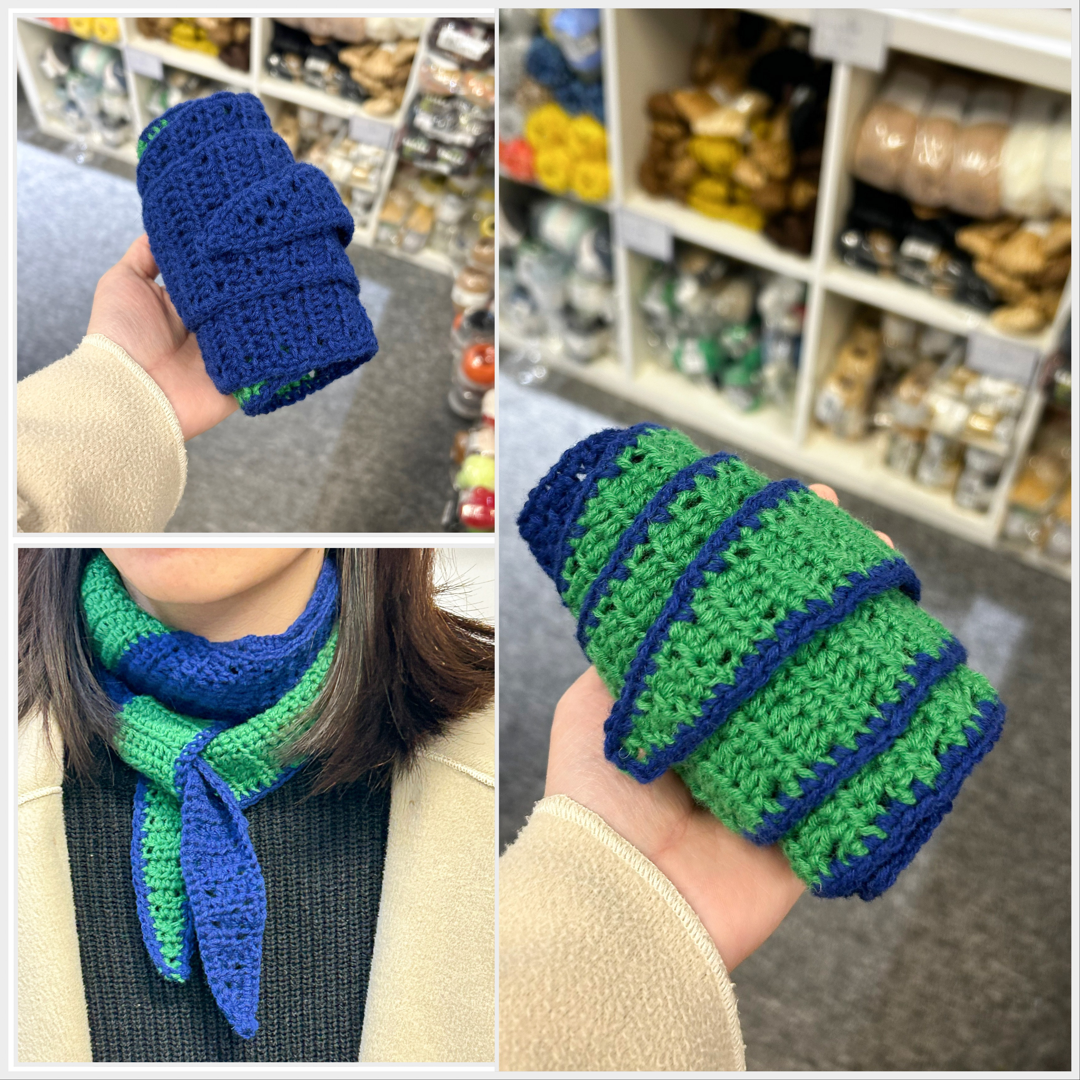 ！New ! Sophie scarf 2.5小時工作坊