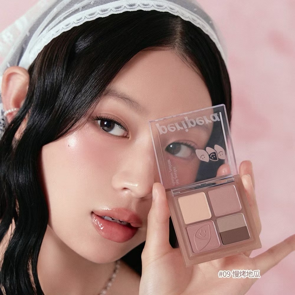 Peripera｜口袋四格眼影盤1.8gx4（共6色）