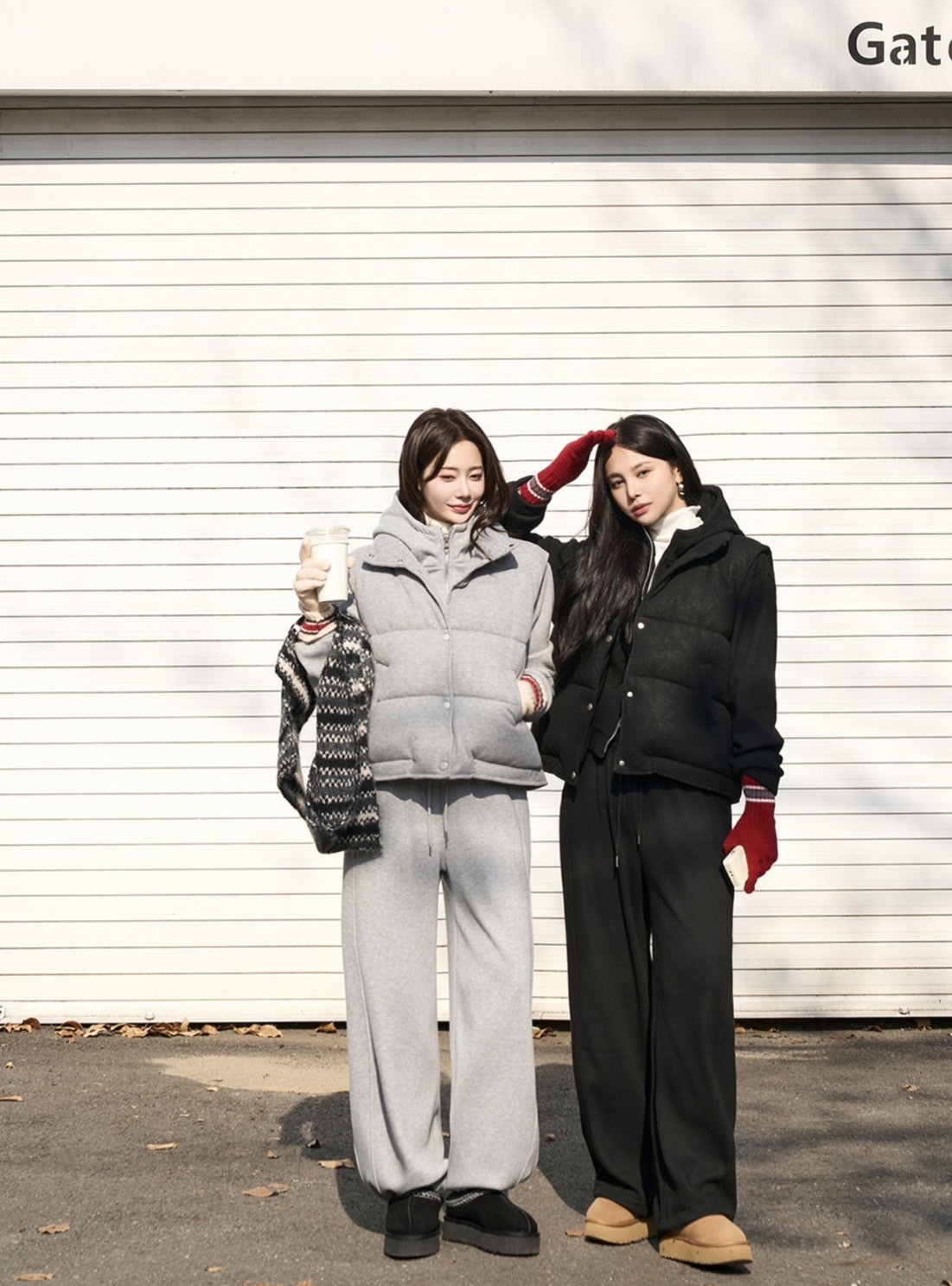 高級感cp款內刷絨三件套