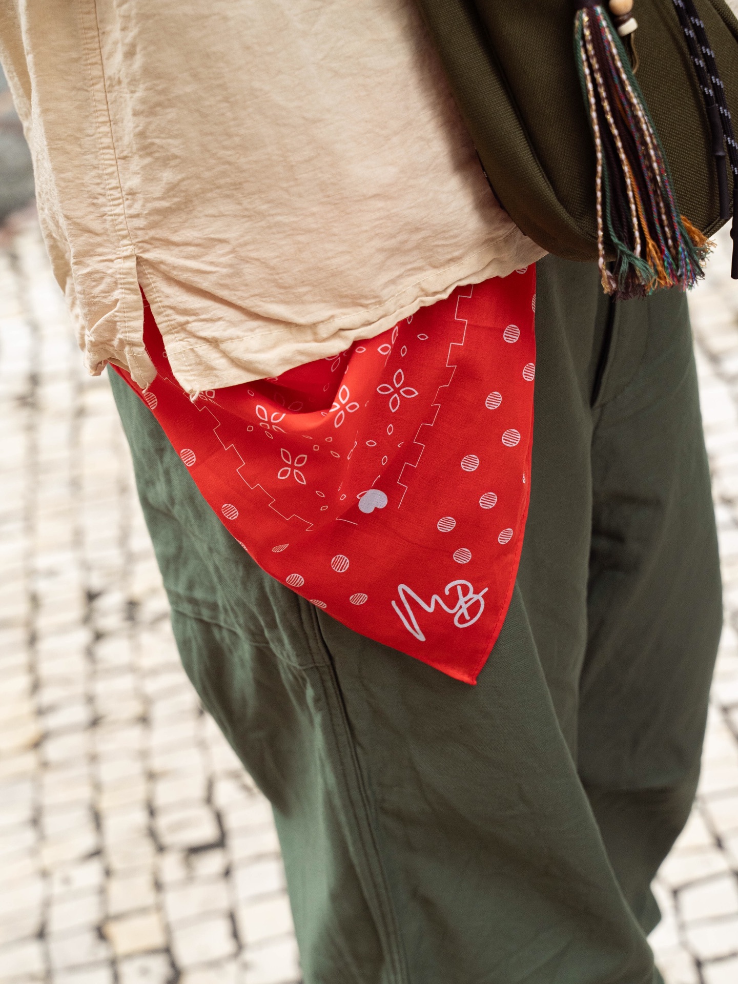 MESSRS BOY｜BANDANA in Red