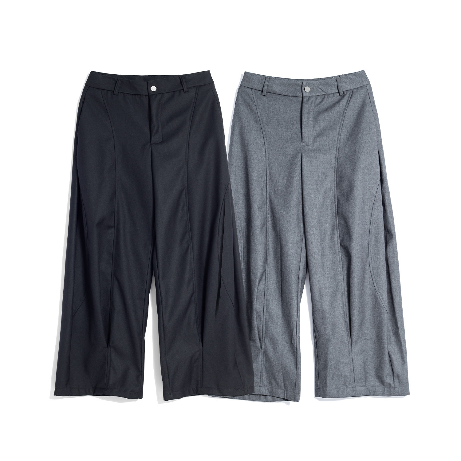 【車庫服飾】寬鬆版西裝長褲