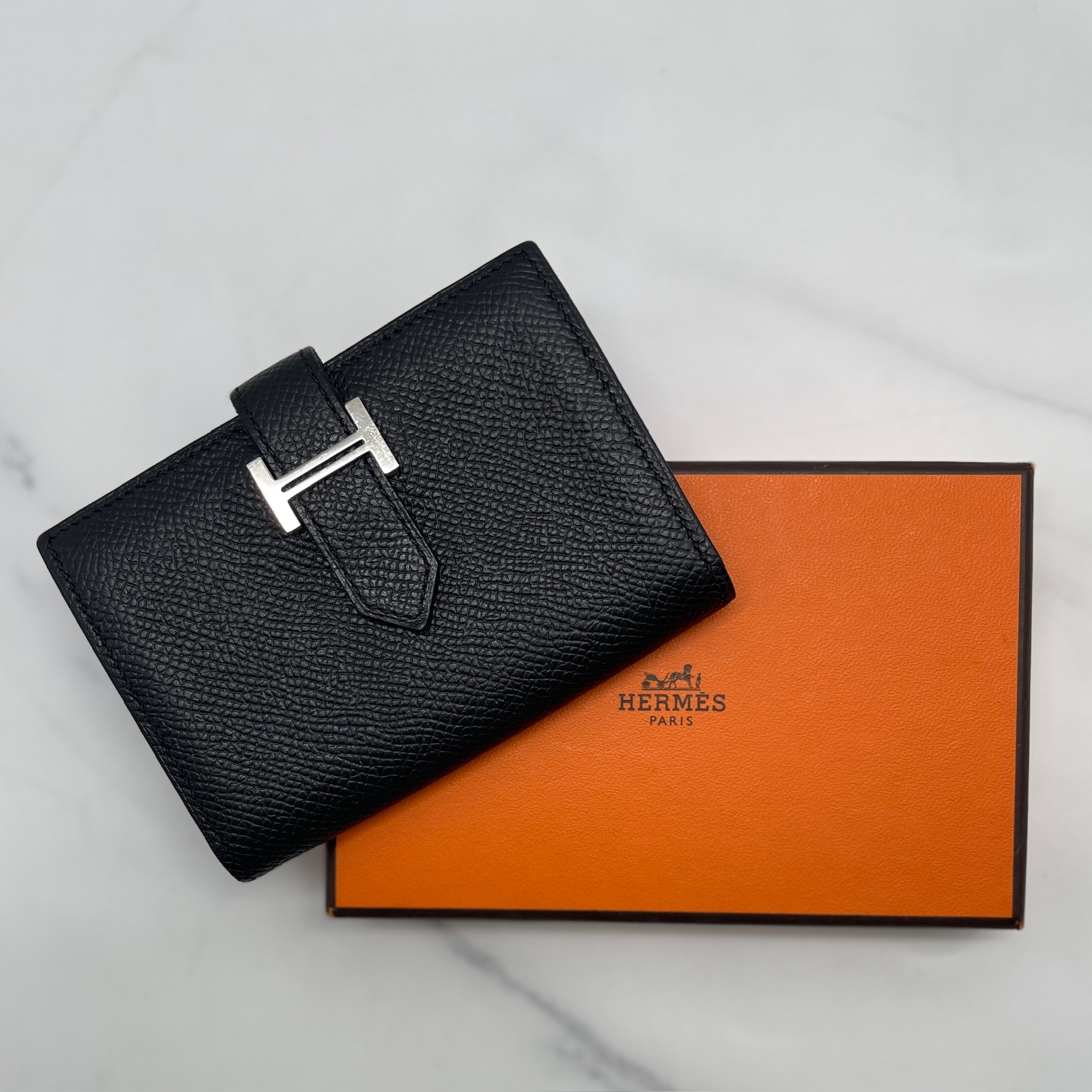 Hermes Porte-cartes Béarn（Epsom）