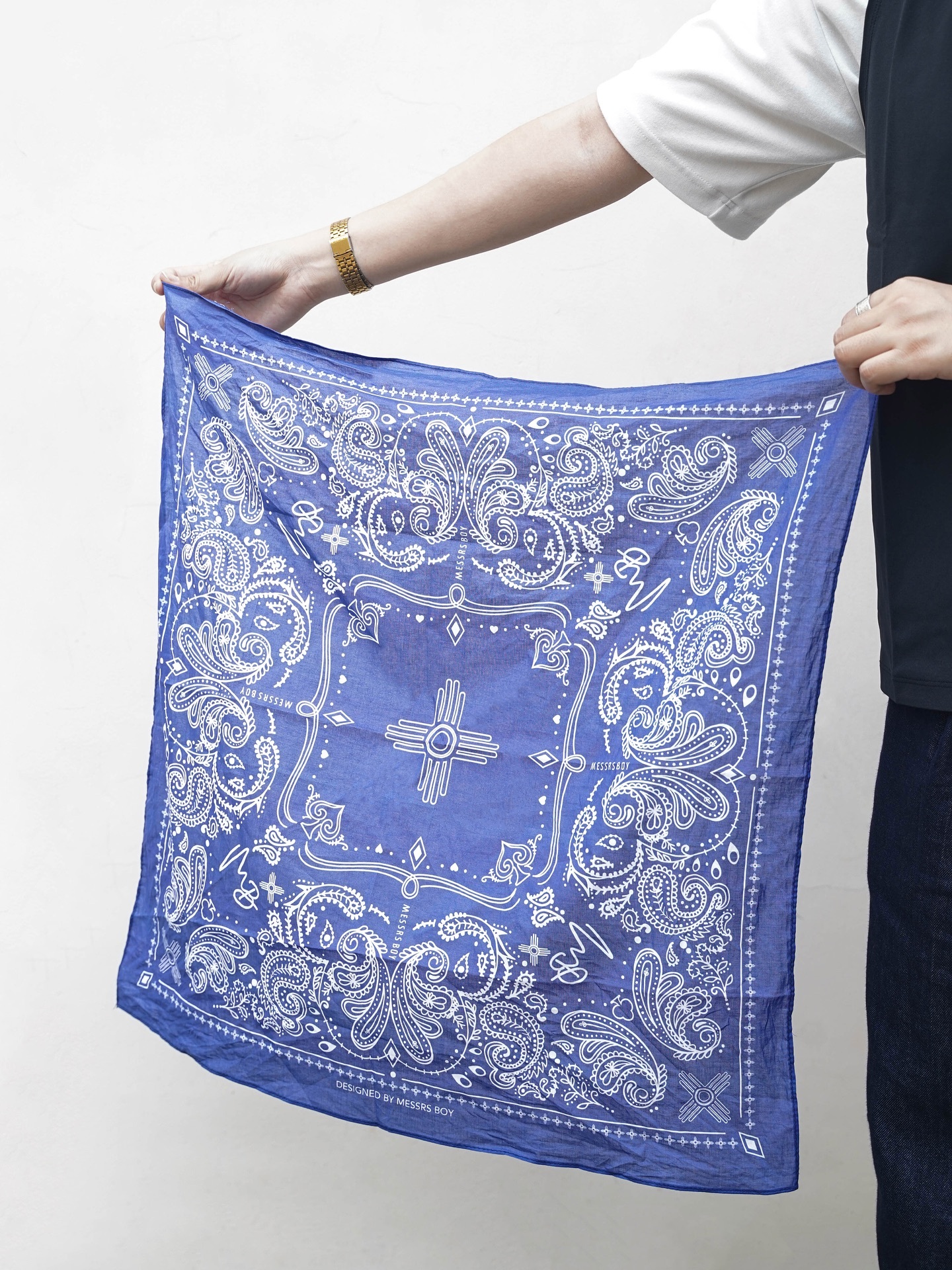 MESSRS BOY｜BANDANA in Blue