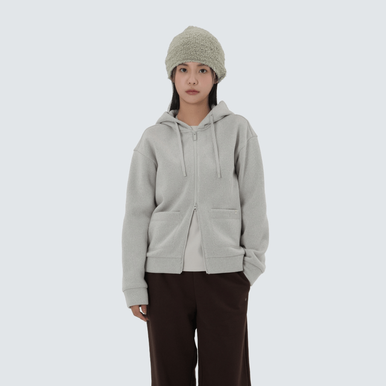 Snow Peak｜Knit Women's Hood Zip-Up [2 colors]