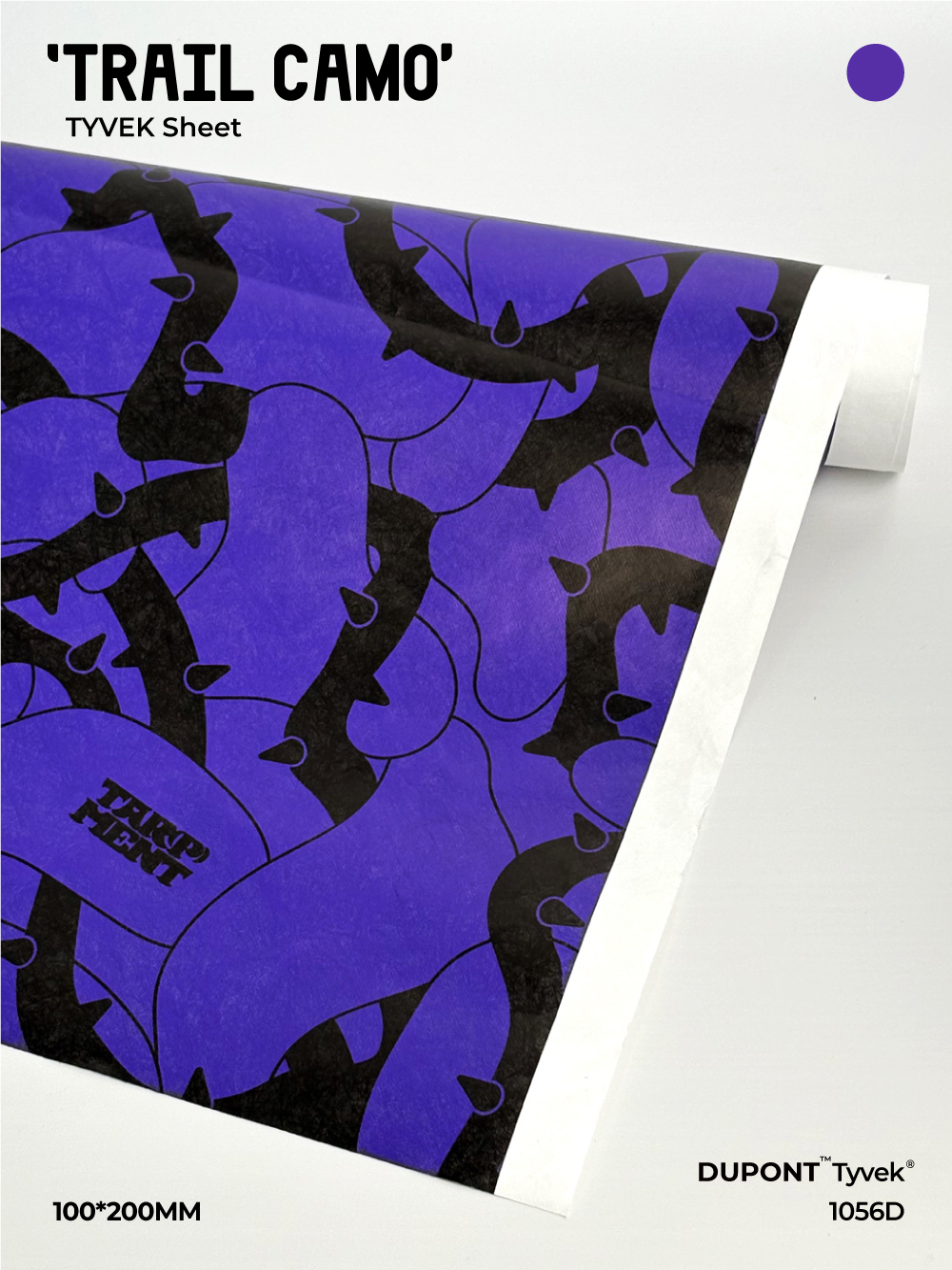 [TARPMENT] TRAIL CAMO TYVEK Sheet 泰維克地布