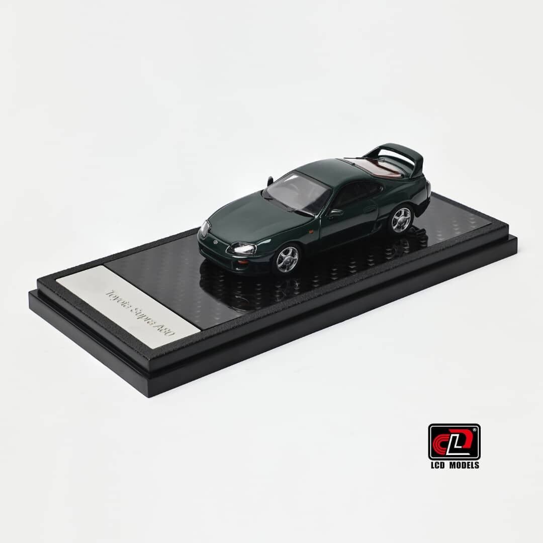 預訂:1/64 LCD Models  Toyota Supra A80 Green (LCD64037-GR)
