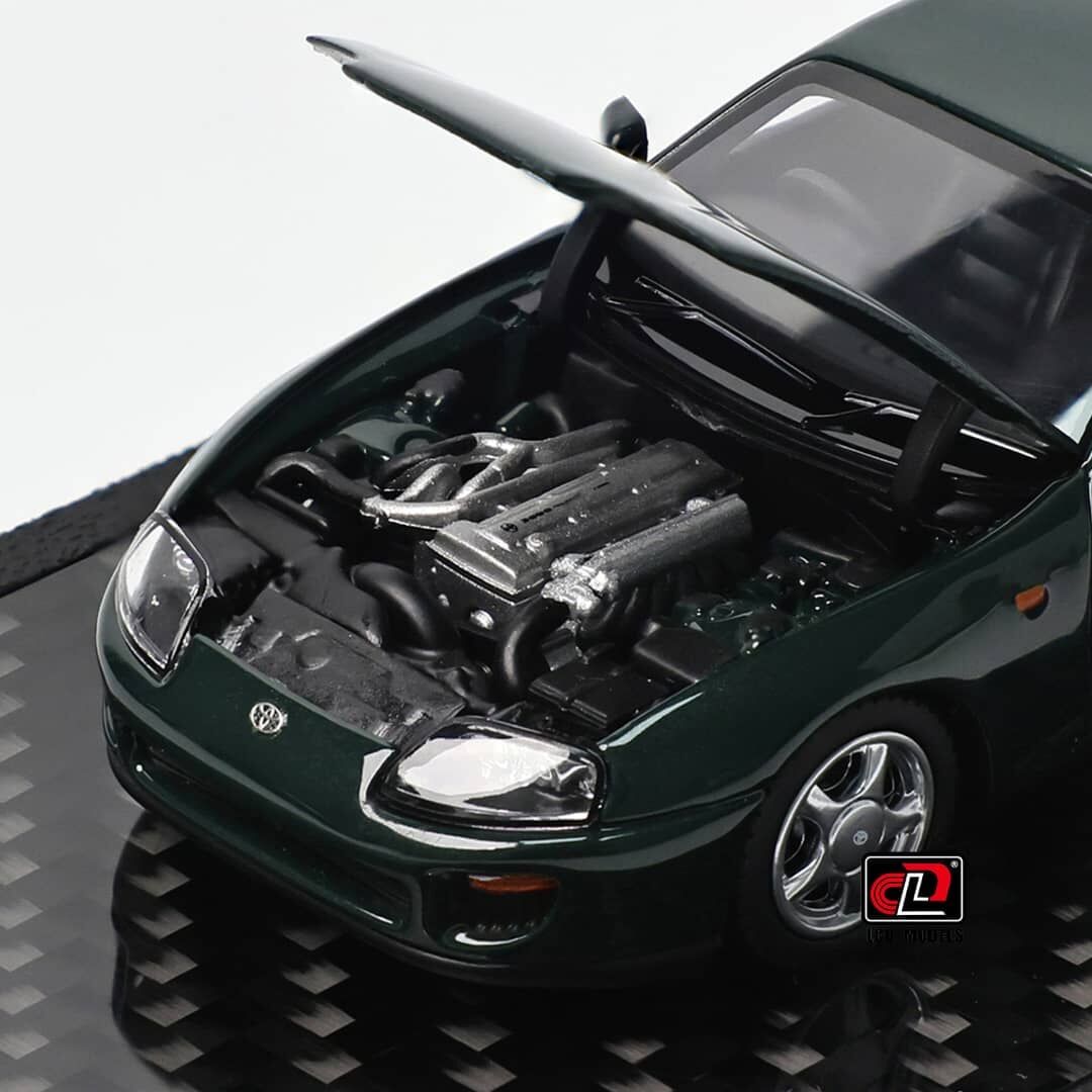 預訂:1/64 LCD Models  Toyota Supra A80 Green (LCD64037-GR)