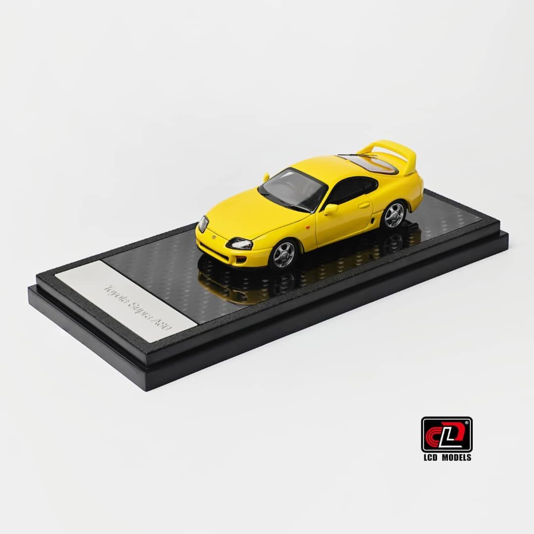 預訂:1/64 LCD Models Toyota Supra A80 Yellow (LCD64037-YE)
