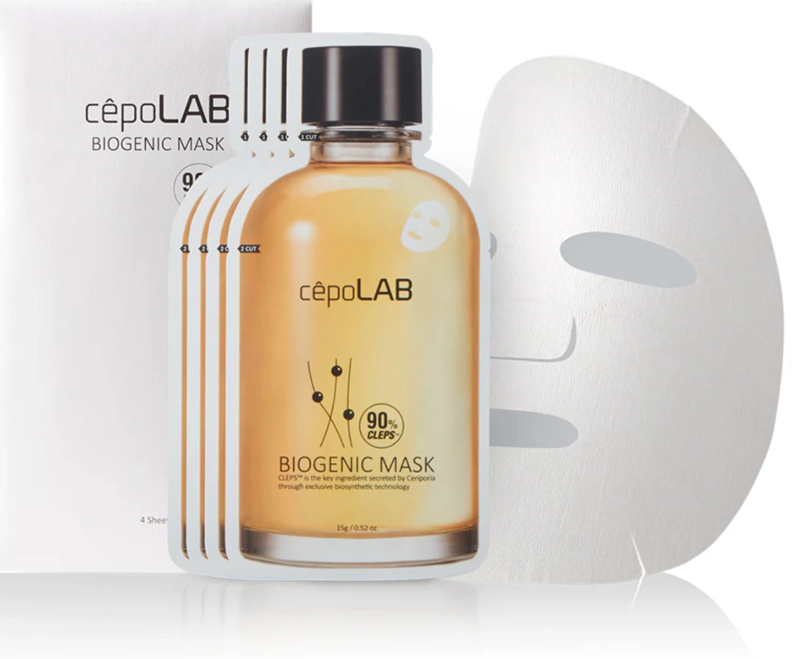 韓國CepoLAB 90%生物精華水精華面膜4片裝(90%臭水) 【強大生命力的生理活性物質✔️顯著減少皮膚衰老痕跡✔️促進細胞更新✔️】