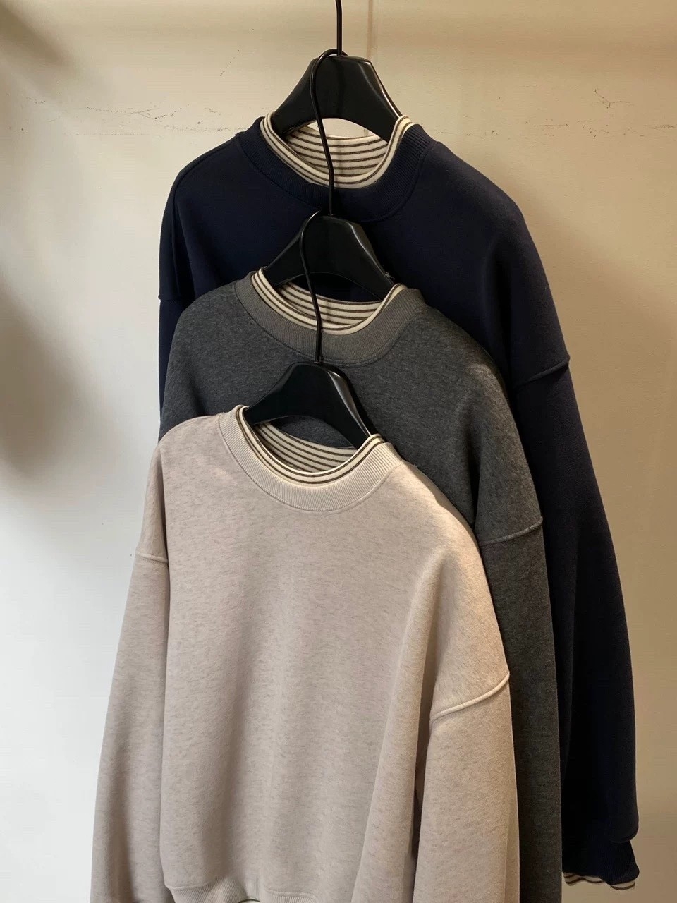 條紋假2件加絨衛衣 RCR2877