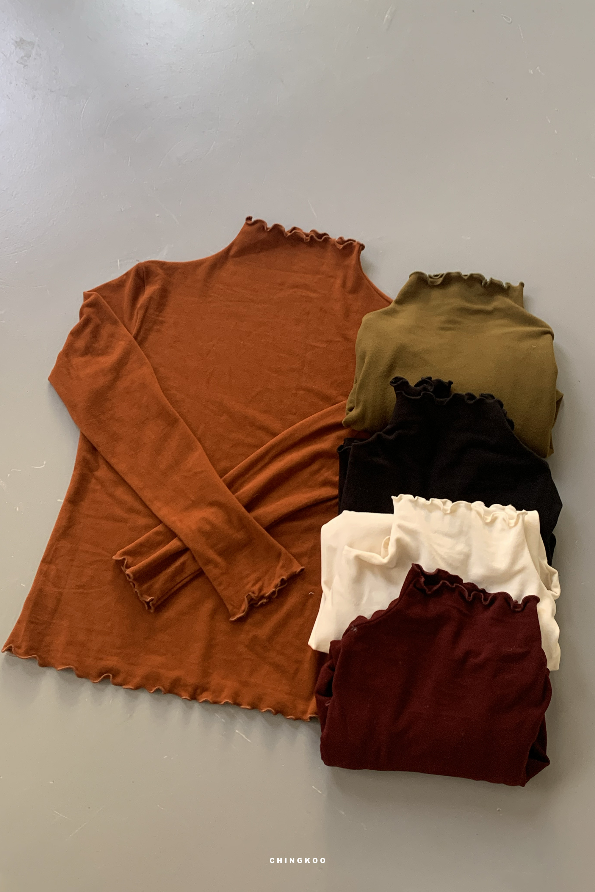 New Year｜冬季必備德絨花邊打底 6色