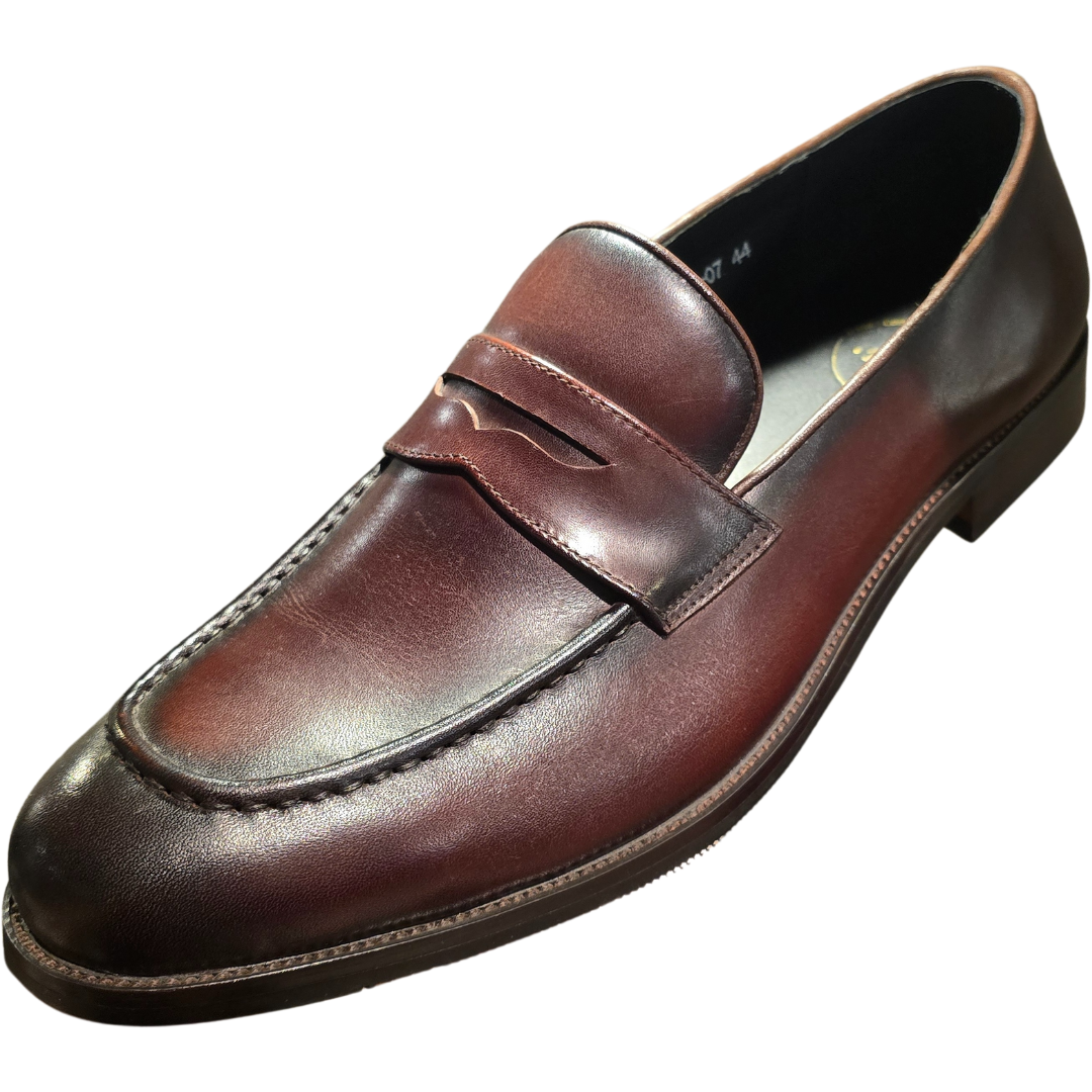 Revic 男裝休閒皮鞋 | CH-07｜深啡色樂褔皮鞋