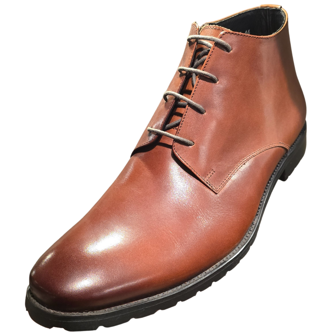 Revic 男裝皮鞋 | TCF-B62-1BR | 啡色沙漠靴