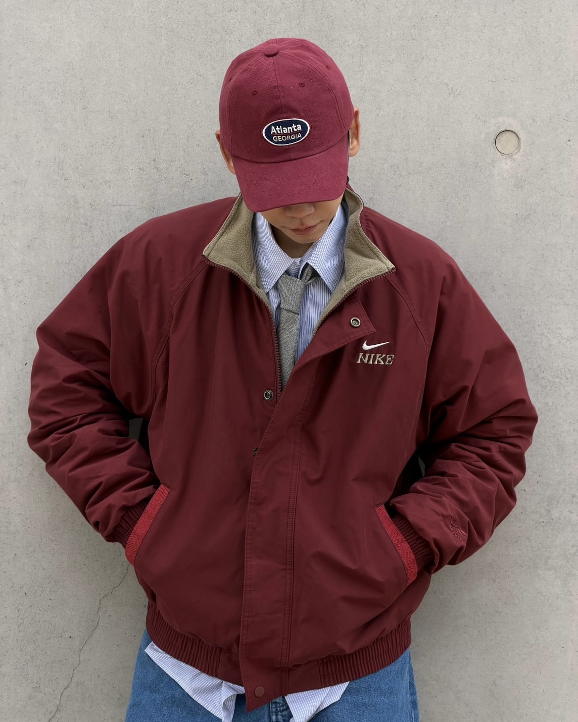 <乾...超帥>馬年限定 NIKE CLUB FW25 飛馬 刺繡 立領 保暖 寬鬆 外套 2色