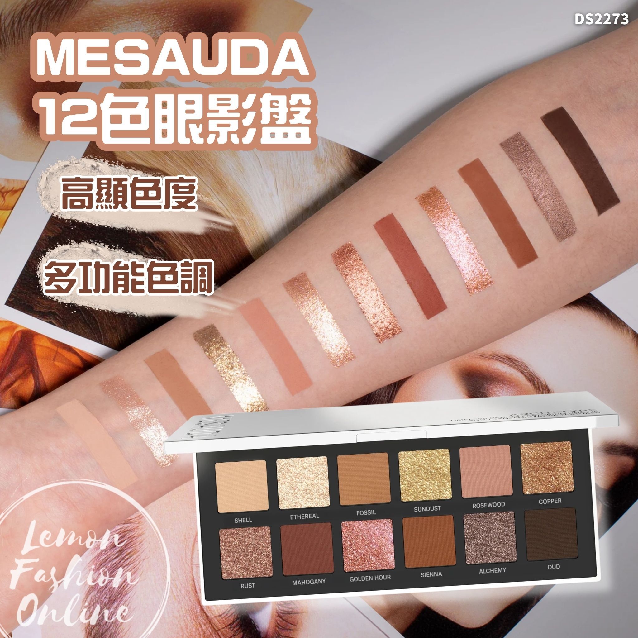 意大利 MESAUDA ARCHETYPE II 12色眼影盤 #DS2273