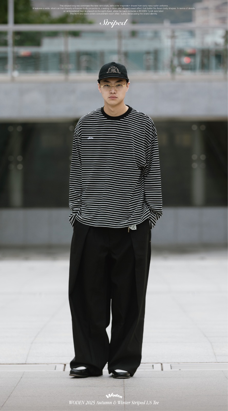 Woden Striped L/S Tee