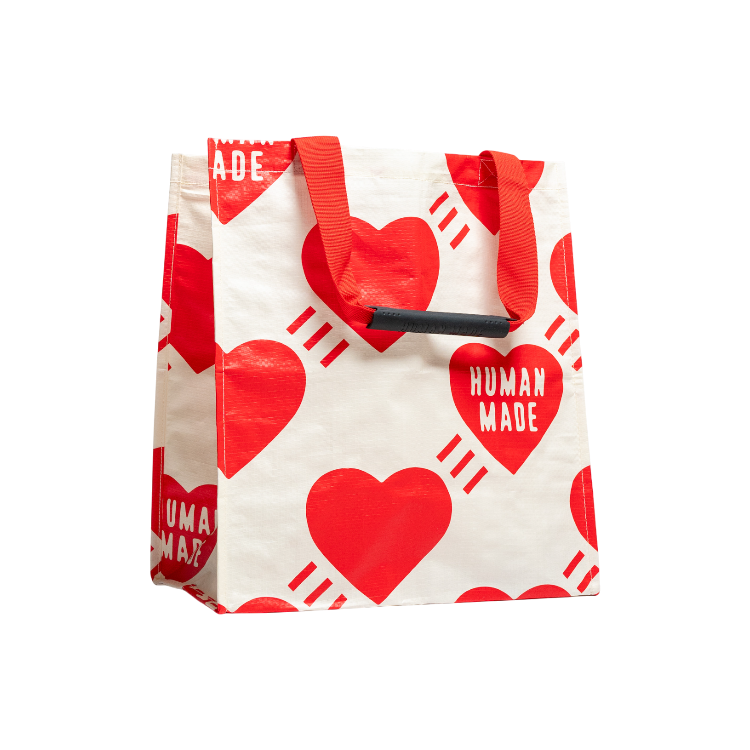 Human Made Heart Shopping Bag｜愛心滿版購物袋S / L