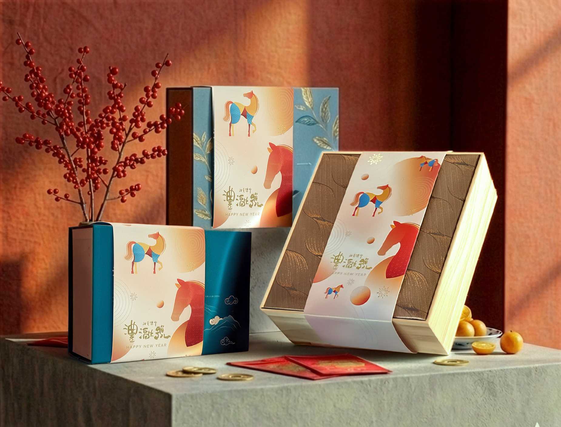 金馬奔騰 (馬年專屬禮盒)