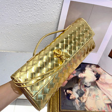 牛皮編織手拿包(多色)