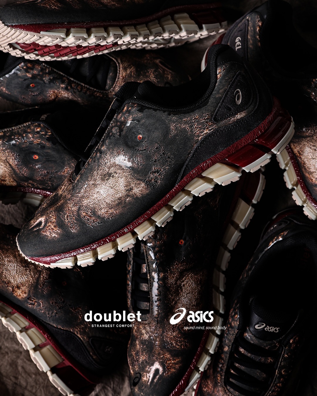 【Focus Store】預購 doublet x Asics Gel-Quantum 360 I AMP "Tyrannosaurus Rex" 恐龍 聯名 1203A986-200