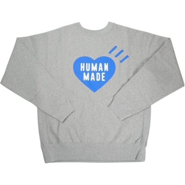 Human Made 2025AW Heart Sweatshirt 愛心 長袖 大學T 灰藍