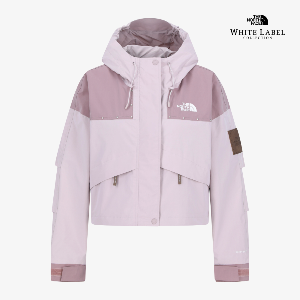 【代購】THE NORTH FACE 女款 Vintage Vaiden Jacket｜短版復古機能外套｜灰粉／黑色／深藍｜寬鬆剪裁