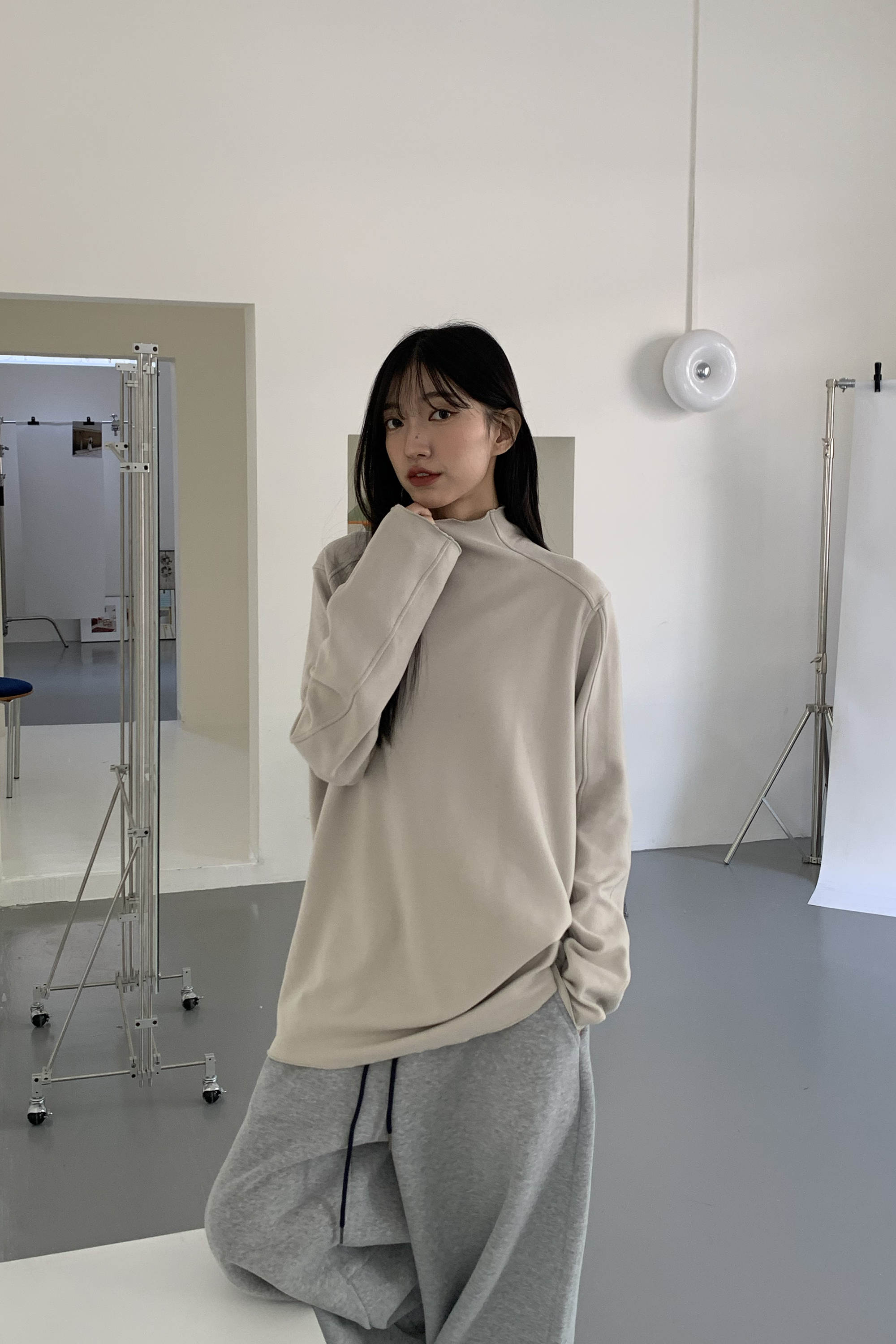 New Year｜半高領插肩打底上衣 4色