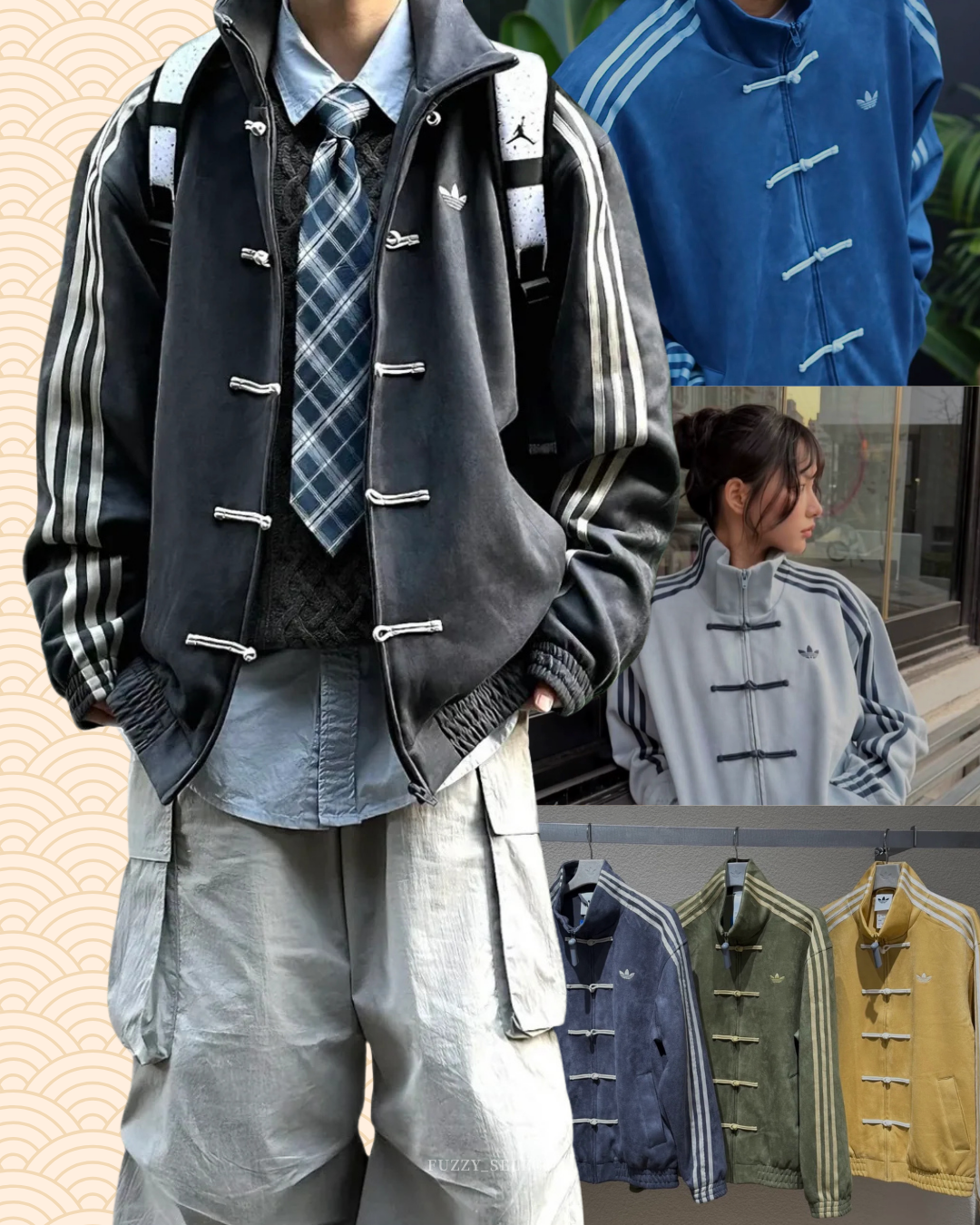 【逢甲 FUZZY】adidas originals CTT 3.1 SOFT 中式 唐裝 立領 運動外套 復古 中國風 KR0295 KR0294 KR0293 KT3846 KT3850 KT3847 KT3851