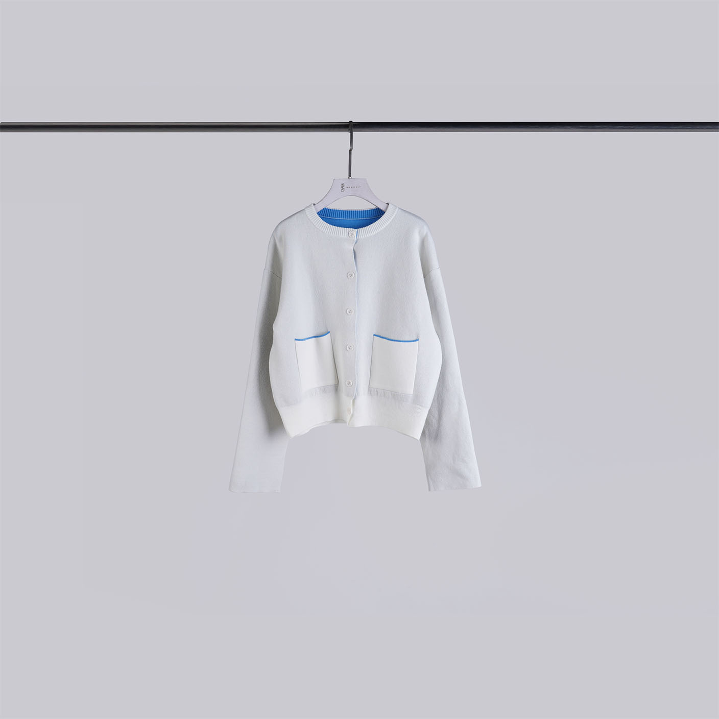 撞色圓領針織衫 | 2色