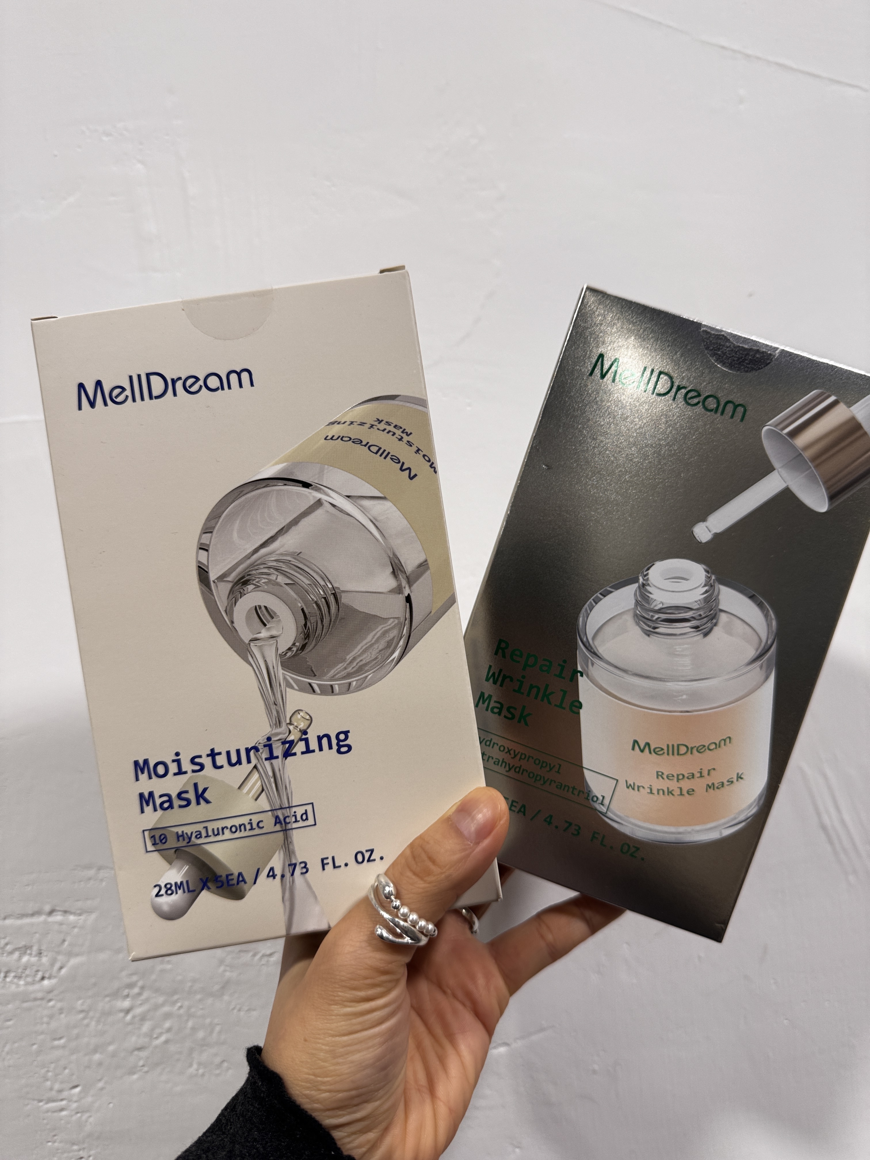 MellDream 面膜 【透明質酸強力保濕面膜 /修復抗皺面膜  】5片裝