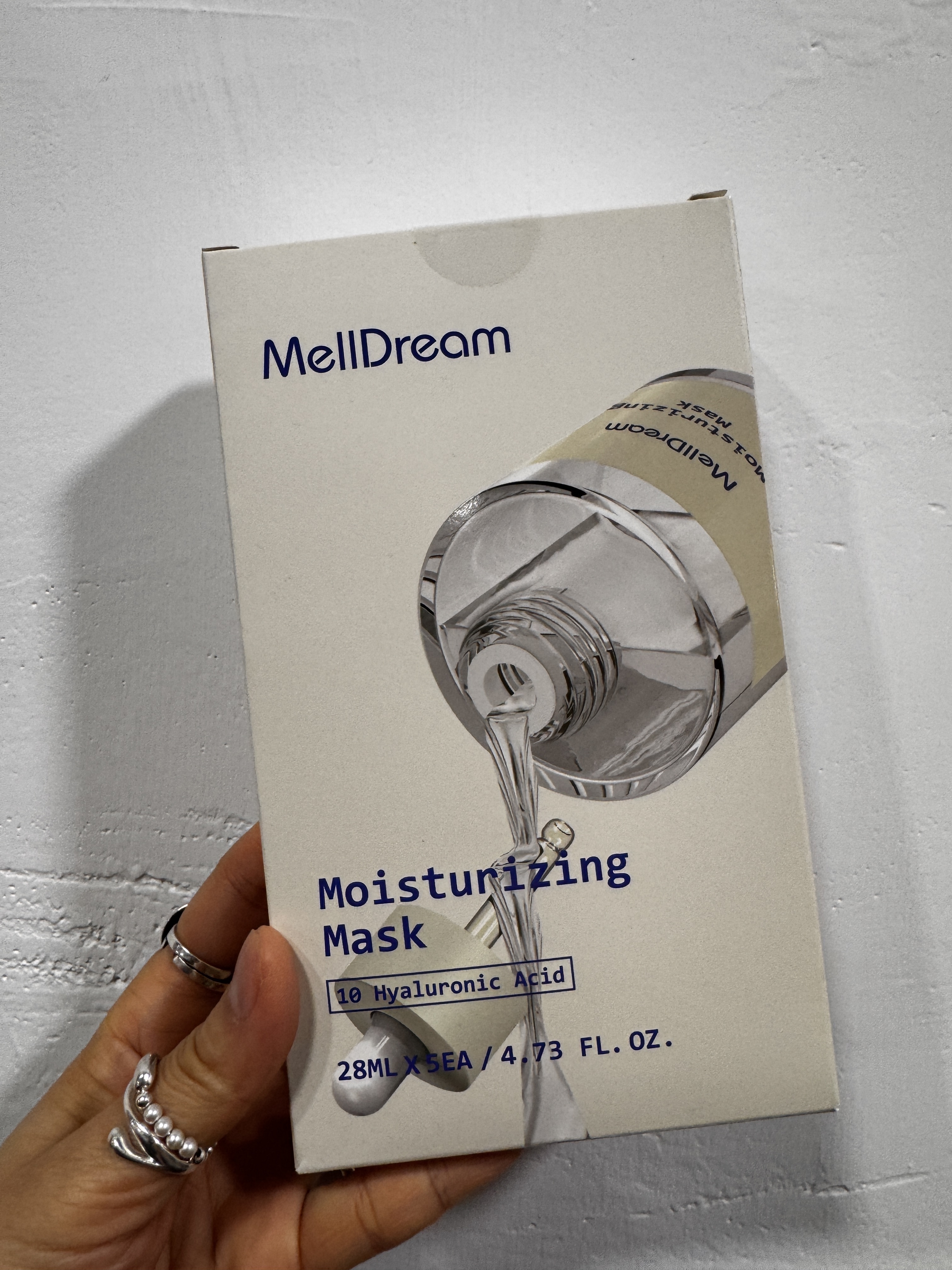 MellDream 面膜 【透明質酸強力保濕面膜 /修復抗皺面膜  】5片裝