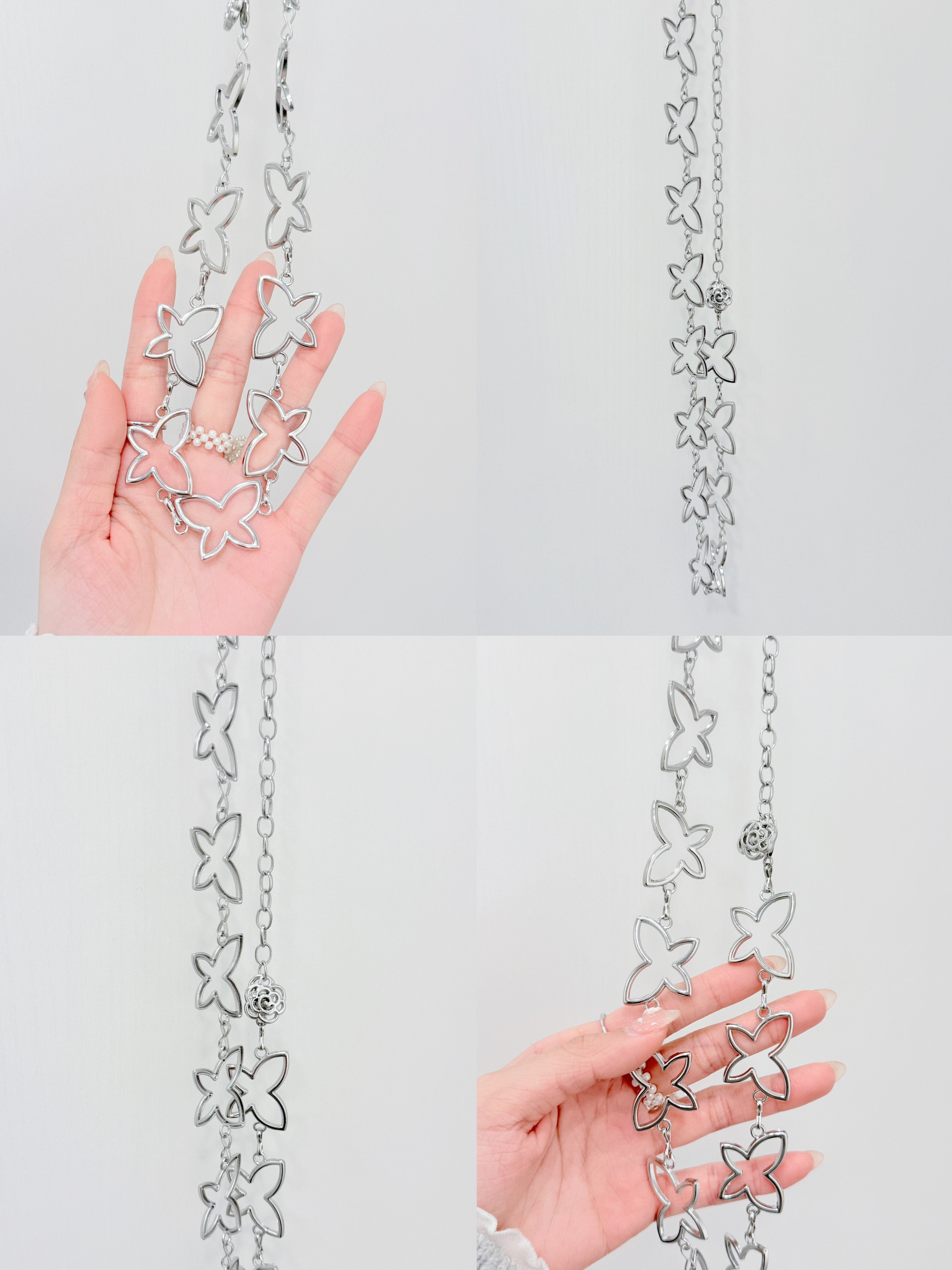 A0062｜滿天空心蝴蝶腰鏈🦋