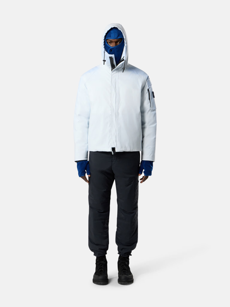 【代購】STONE ISLAND 石頭島 FW25 白標冷感液晶派克服｜溫感變色科技棉服｜熱敏塗層外套｜男款 淺藍色