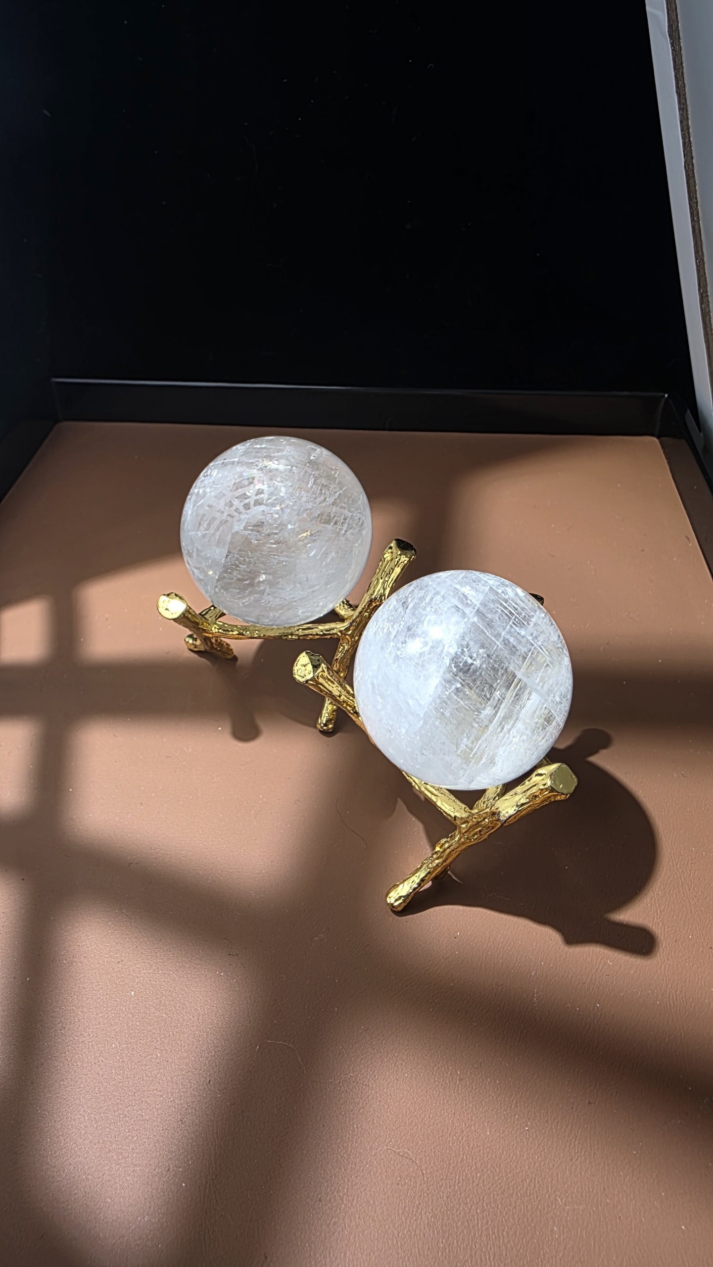 (現貨) 化五黃強勁方解球 (放正南) (一套兩個球) (2年效