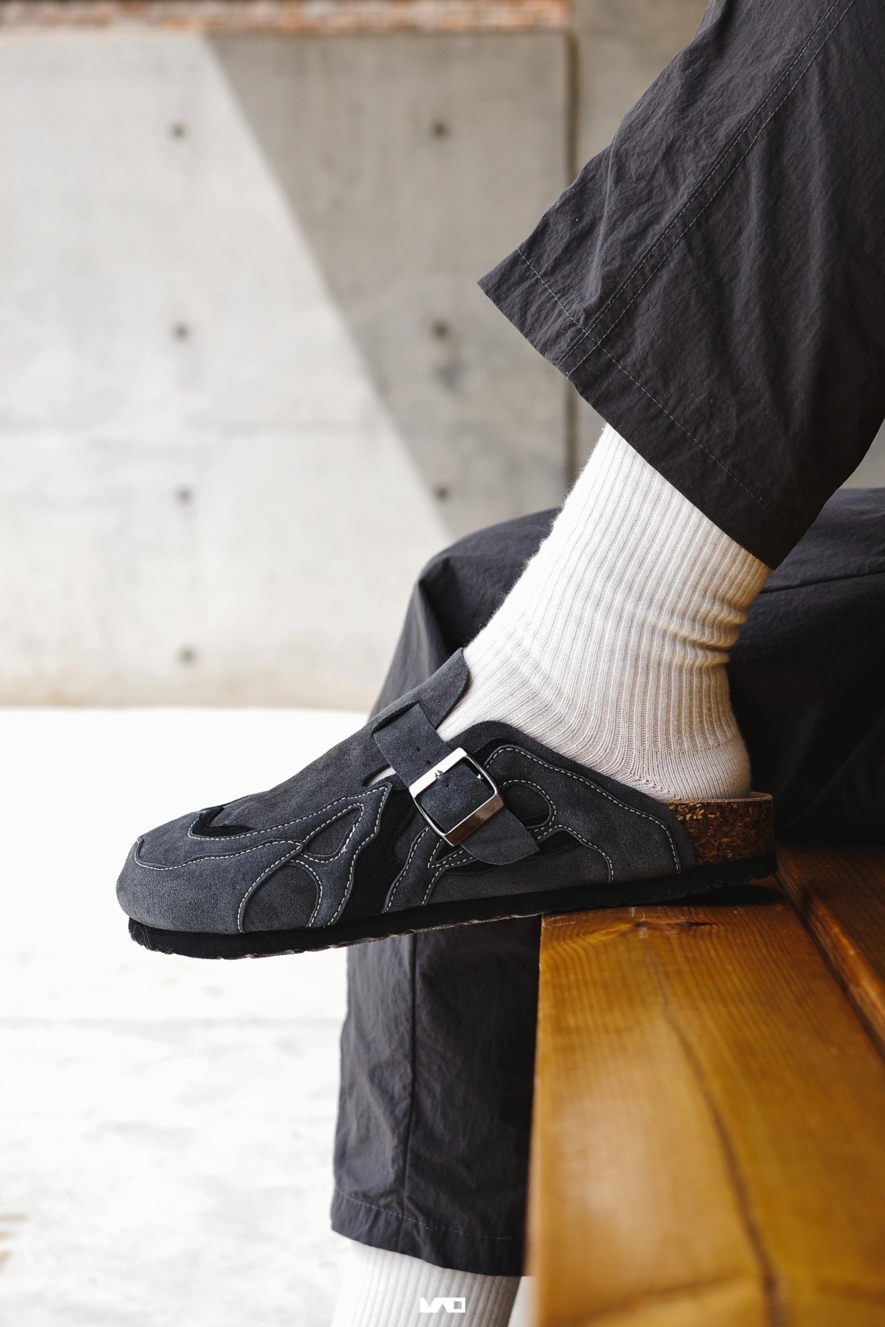 代購-<帥鞋爆款！>小眾品牌 防滑 耐磨 厚底 增高 解構 慵懶風 勃肯鞋 三色