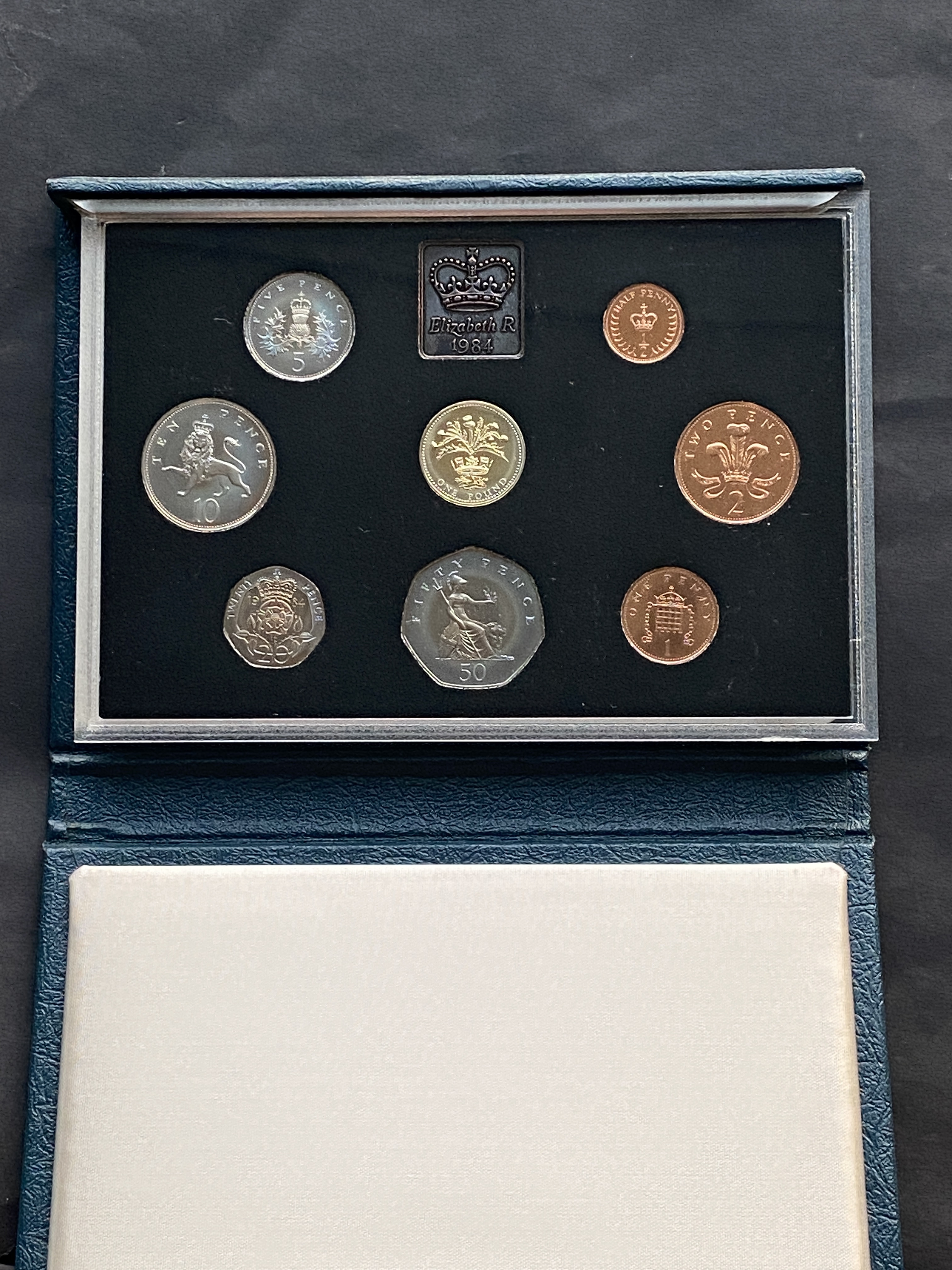 A Set of 1984 United Kingdom Proof Coin Collection