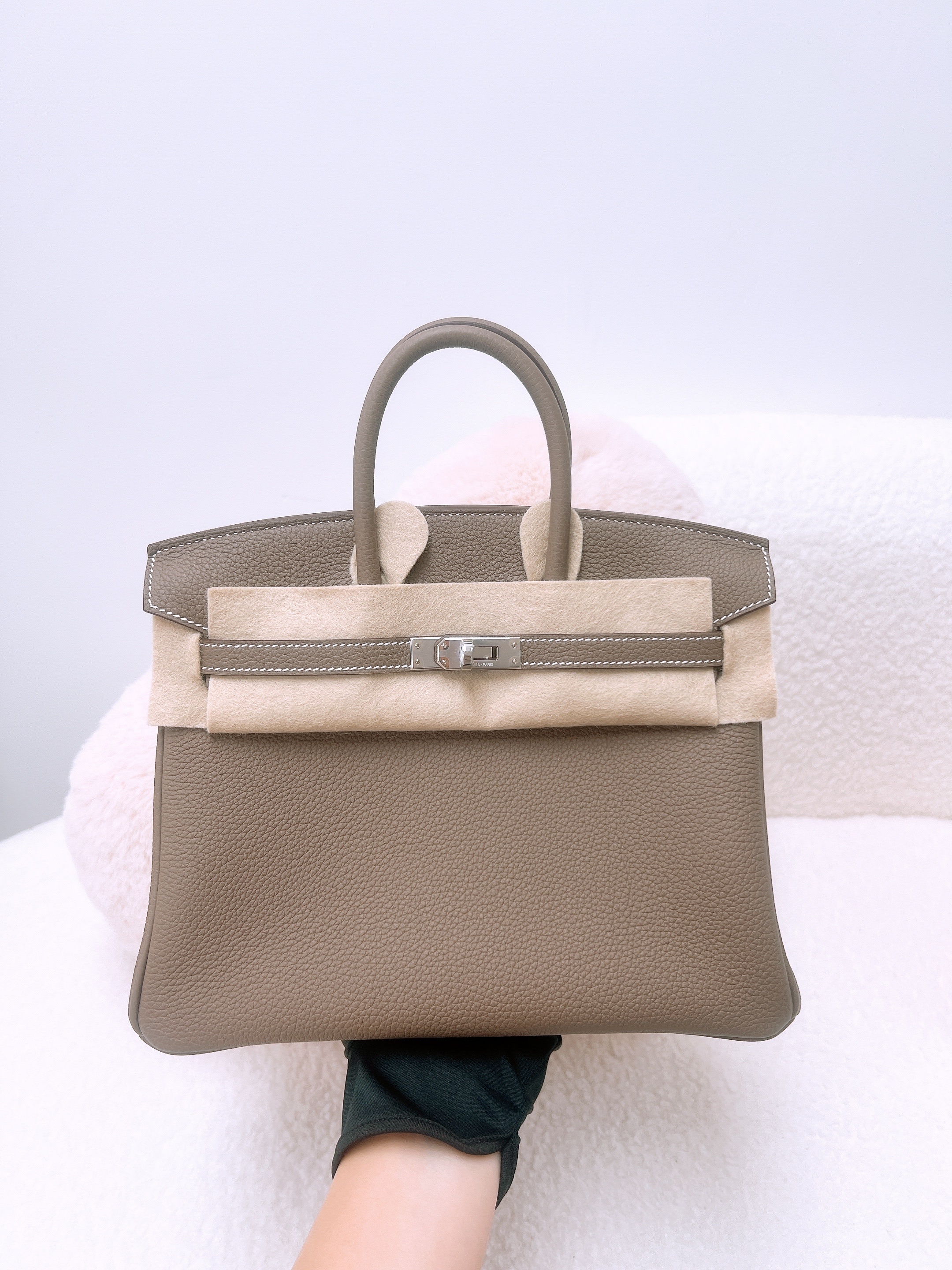 *Brand New* Hermes birkin 25 (etoupe/ PHW/ stamp K)
