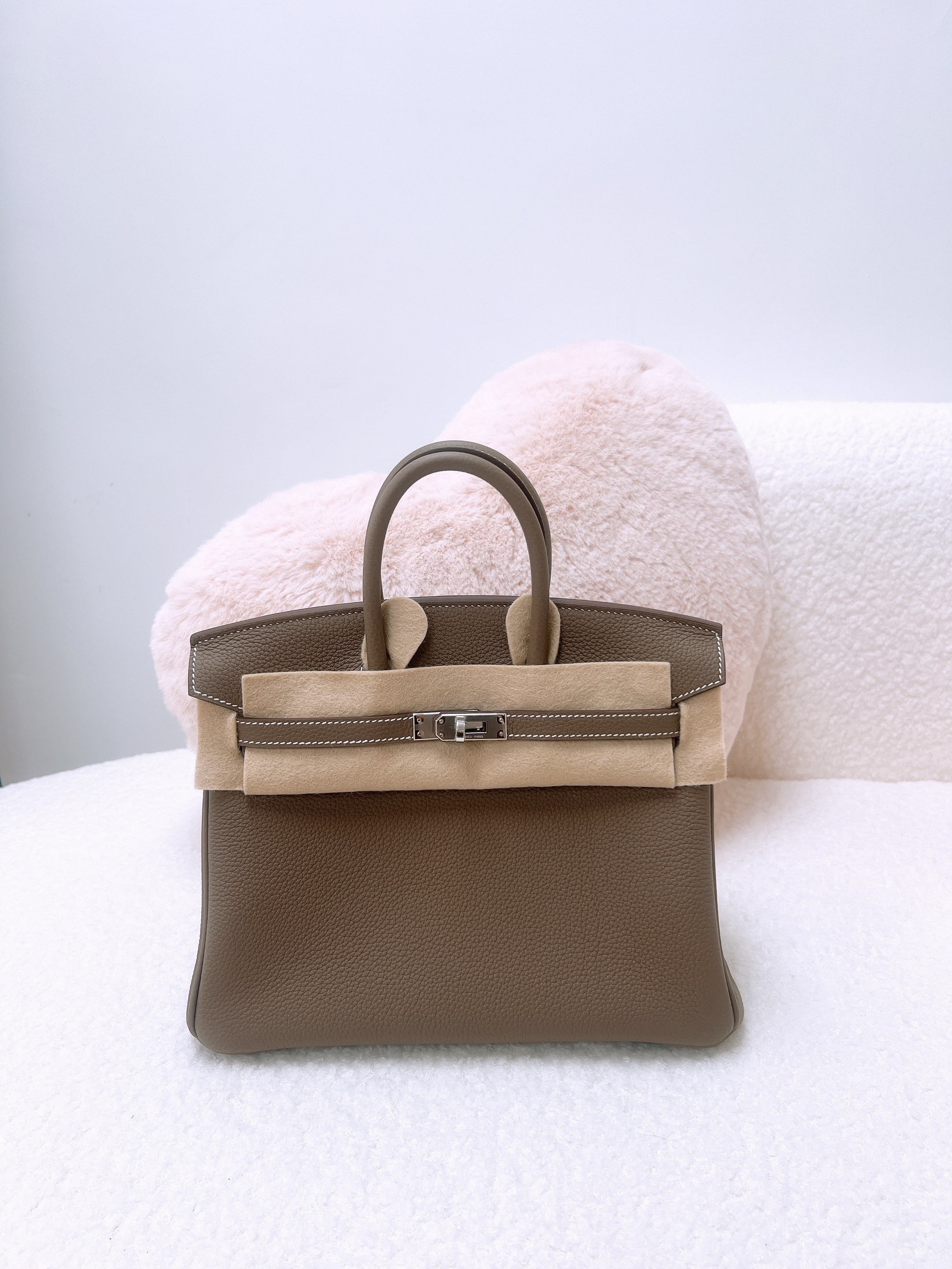 *Brand New* Hermes birkin 25 (etoupe/ PHW/ stamp K)