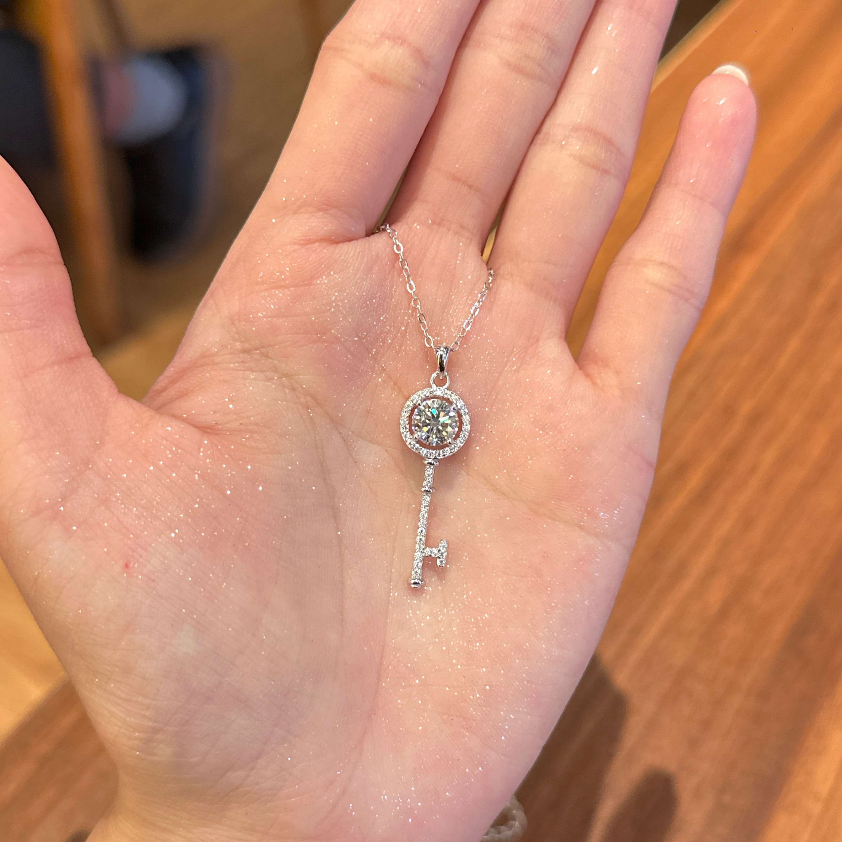 Kimberly moissanite necklace