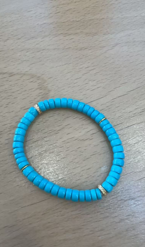 TK062 AA-1 18k直切綠松手串