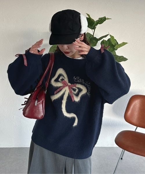 Kutir / Ribbon Knit Sweater