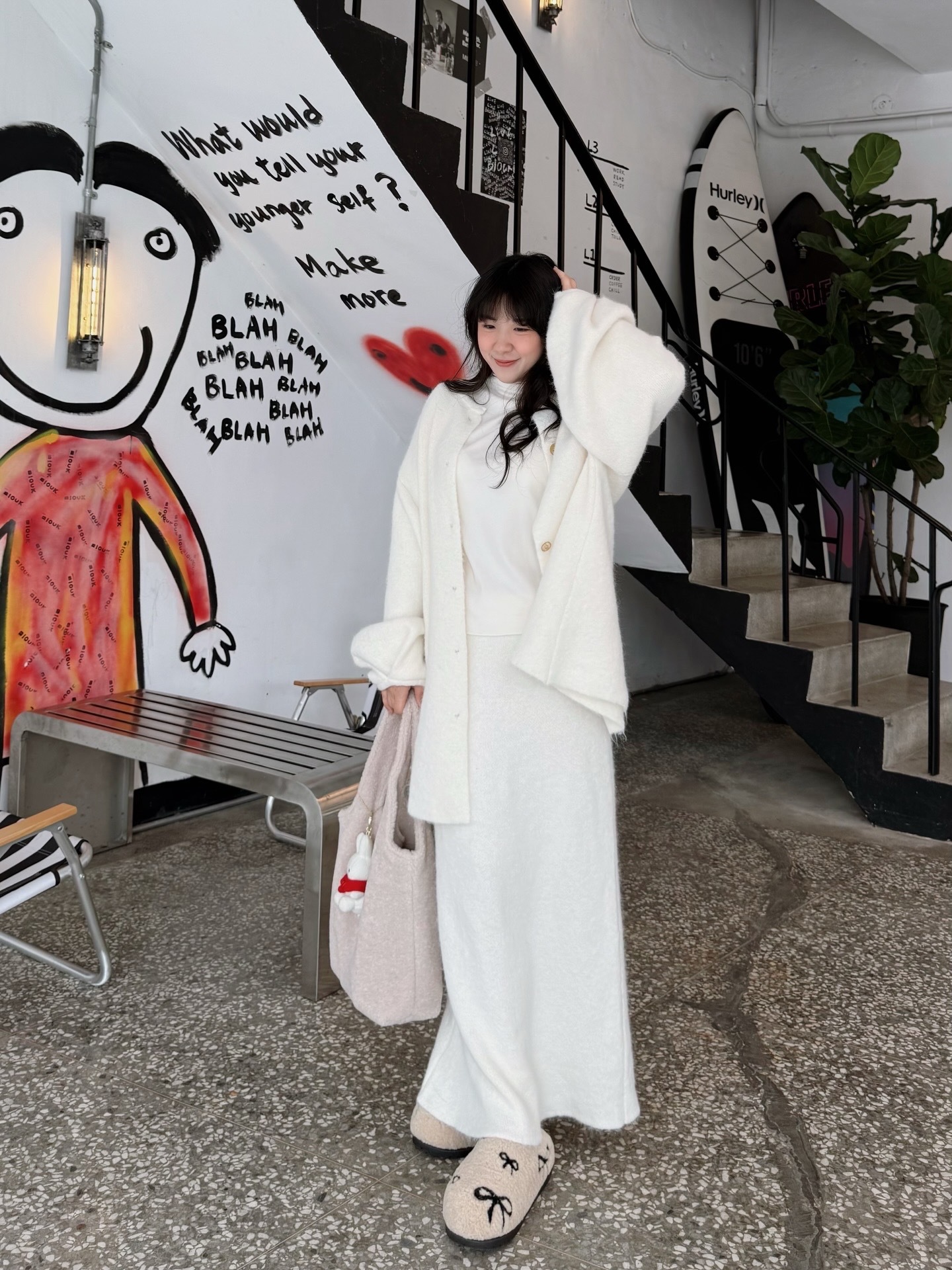 軟綿綿針織兩件套（可正反兩穿）