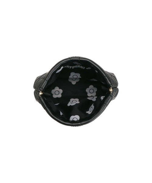 MARY QUANT / Quilted Foam Daisy Spring-Cut Pouch