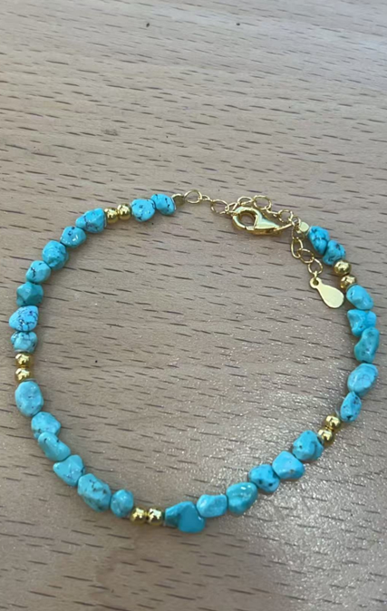 TK012 EE-10 隨型綠松手鏈